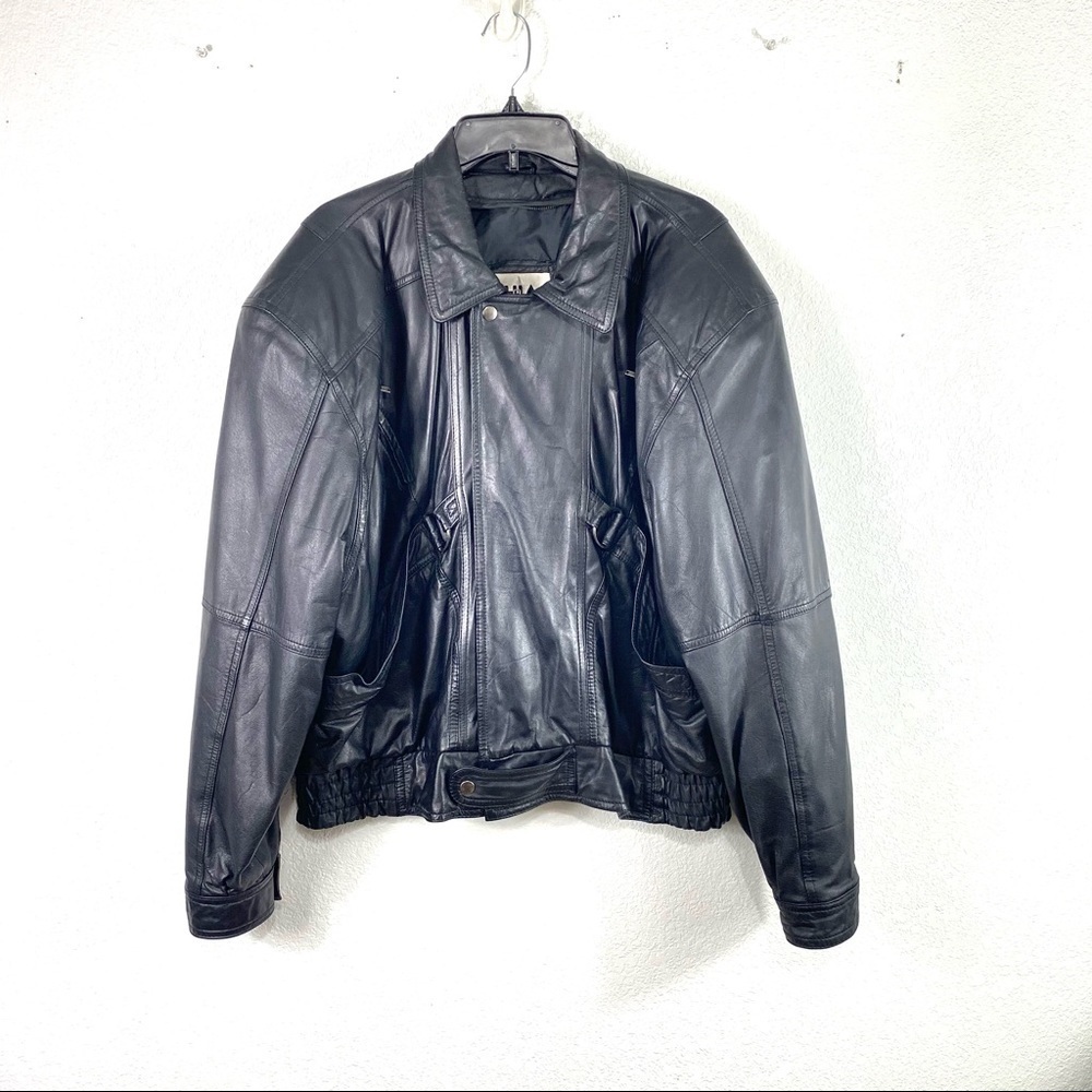 Chia Moto Genuine Leather Jacket SZ XL